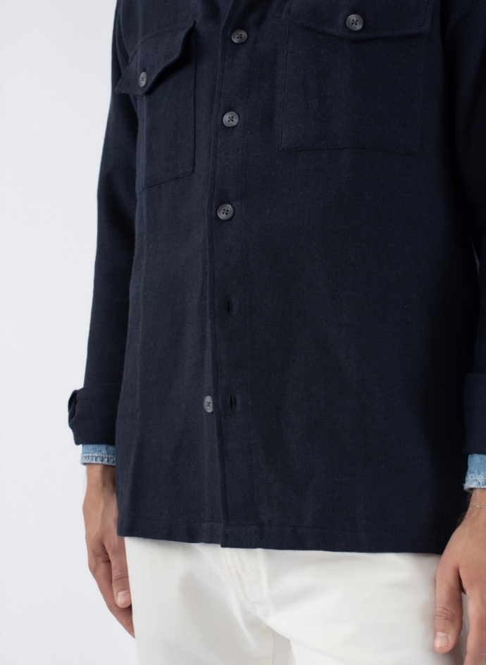 Military Shirt in Japanese Twill