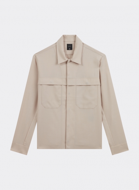 Jacket in Fresco® Wool Hardy Minnis Aviatic