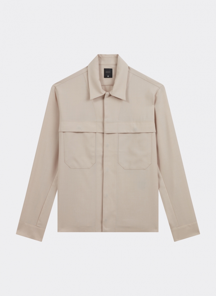 Jacket in Fresco® Wool Hardy Minnis Aviatic