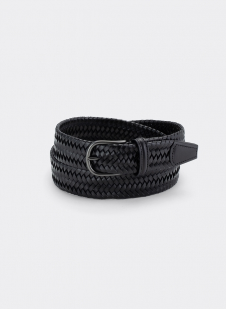 Ceinture Andersons Cuir Woven Stretch
