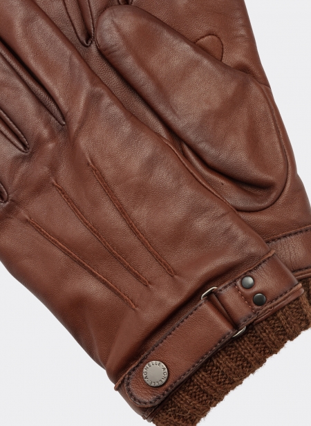 Agnelle Gloves Calfskin Leather Patina