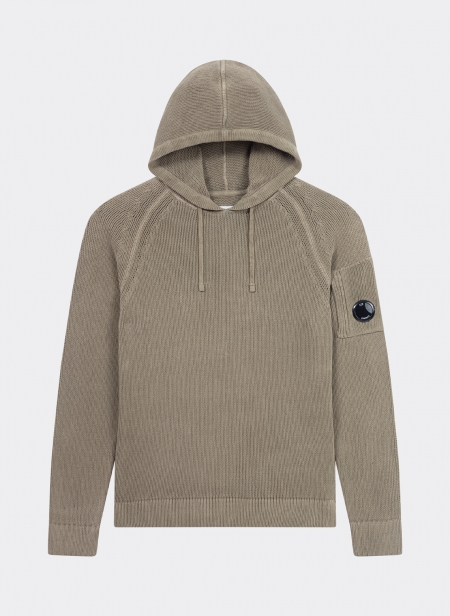Chenille Hooded Knit Sweat CP Company