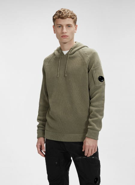 Chenille Hooded Knit Sweat CP Company