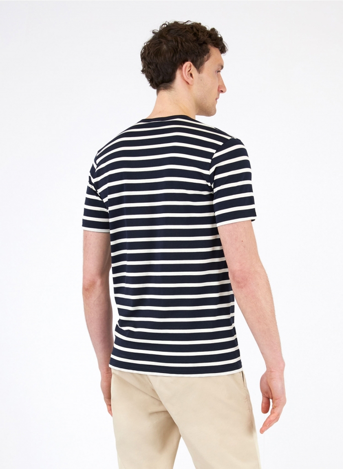 Crew Neck Striped T-shirt Breton Stripe