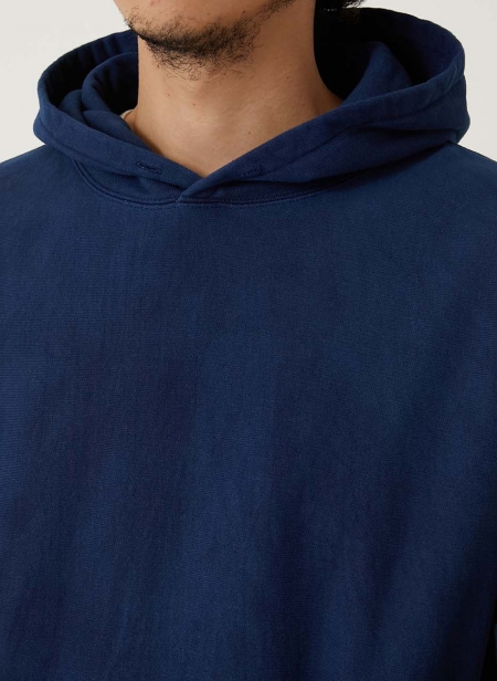 Blue Blue Japan Knitted Indigo Hand Dyed Hoody