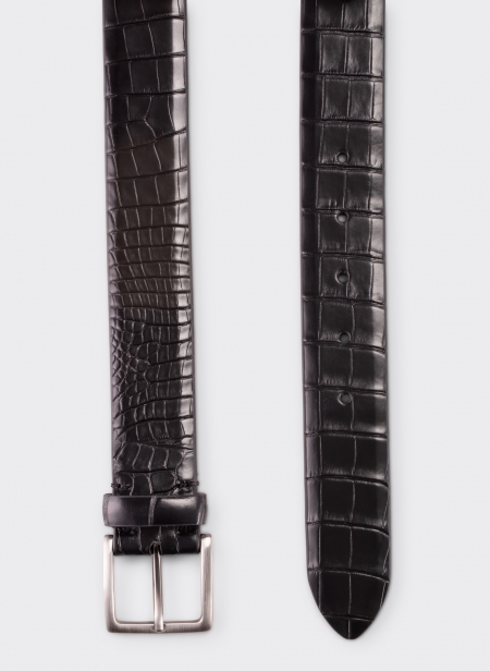 Andersons Crocodile Leather Belt