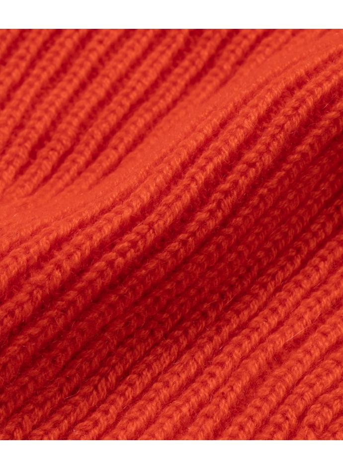 Aviatic Knitted Rib Beanie Cashmere