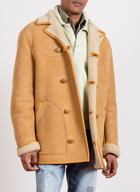 Fortela Le Mans Shearling Jacket Double Breasted
