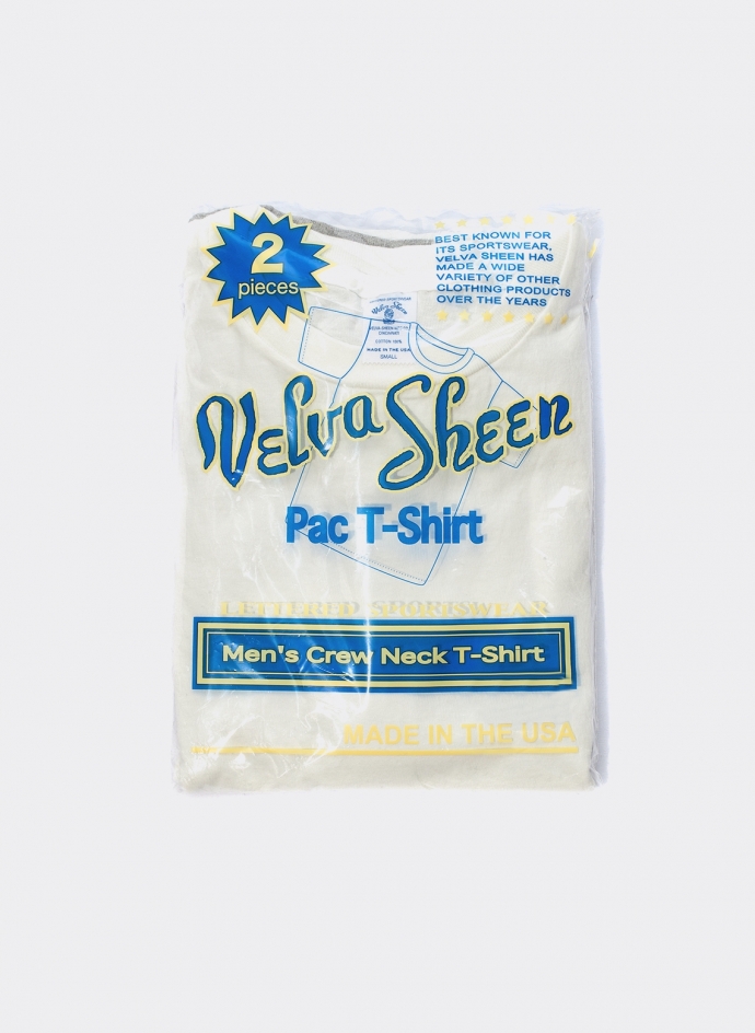 Pack 2 Tee Shirts Col Rond Velva Sheen