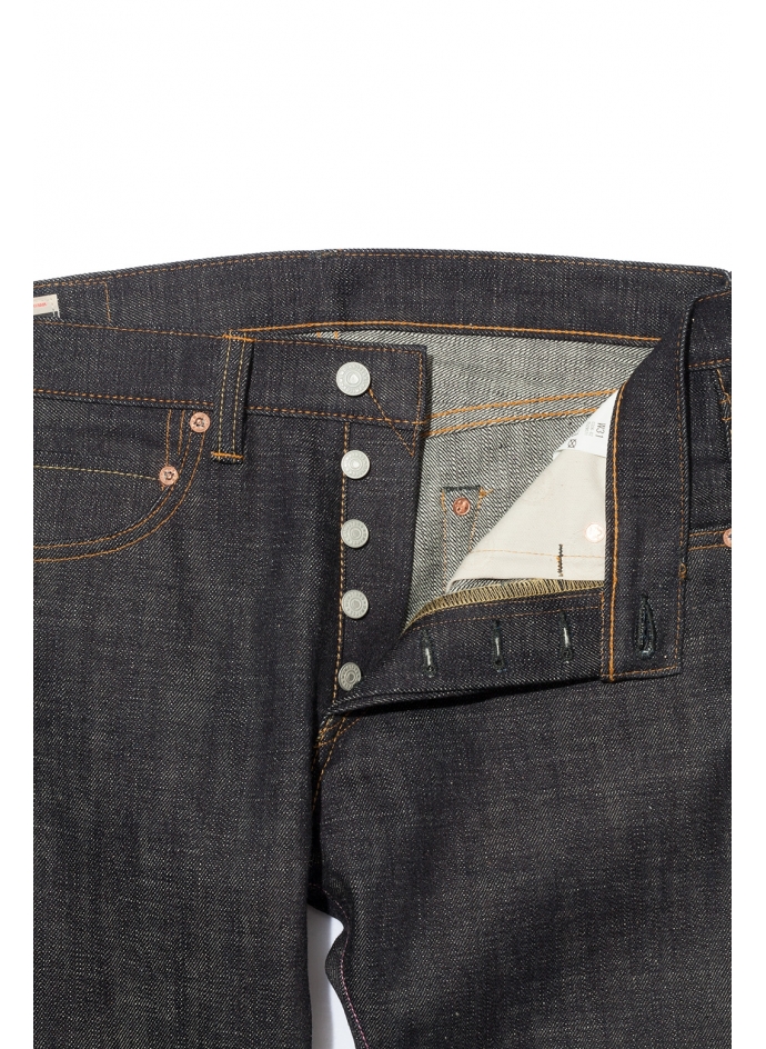0306-82 Tight Tapered 16oz Slub Texture Denim Momotaro Jeans