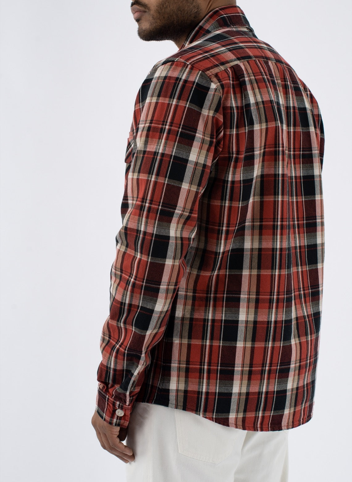 Chemise Lumber Japanese Check Rouge