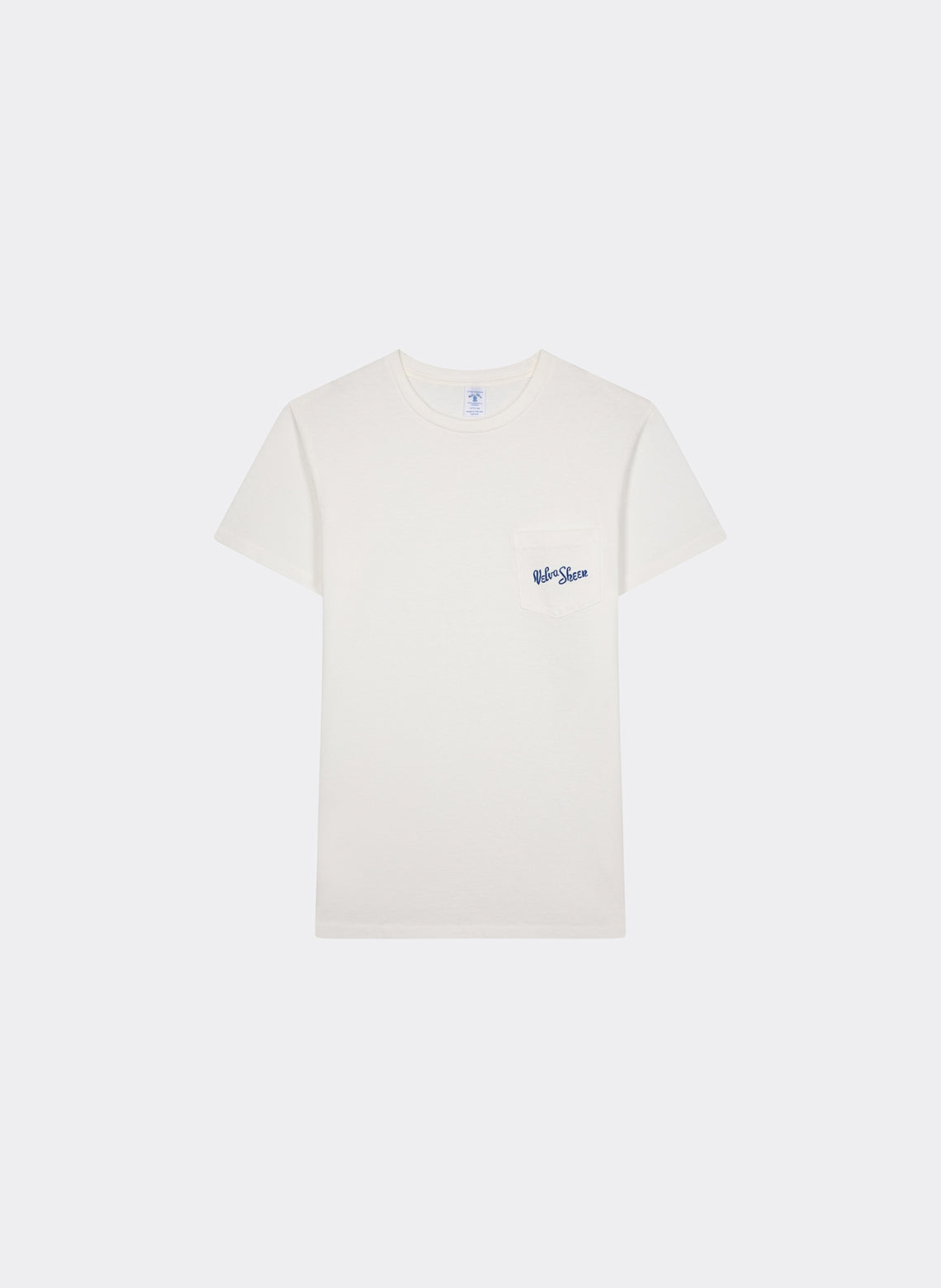 T-Shirt Logo Velva Sheen Blanc
