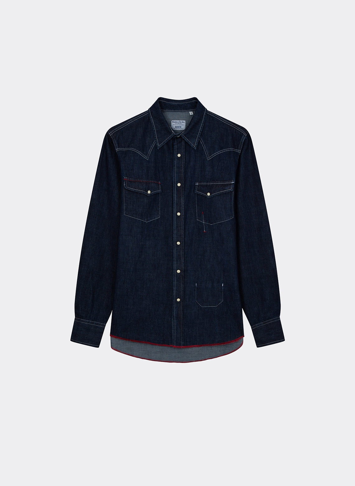 Chemise Western oversized en Denim Selvedge Japonais