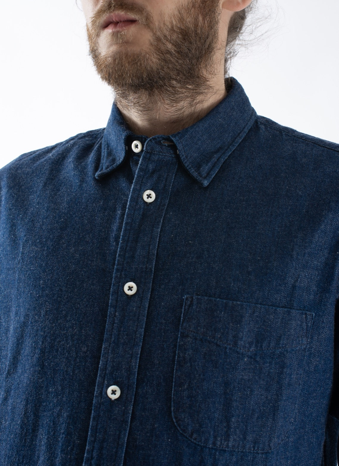 Chemise Slim-Fit Denim Selvedge Japonais