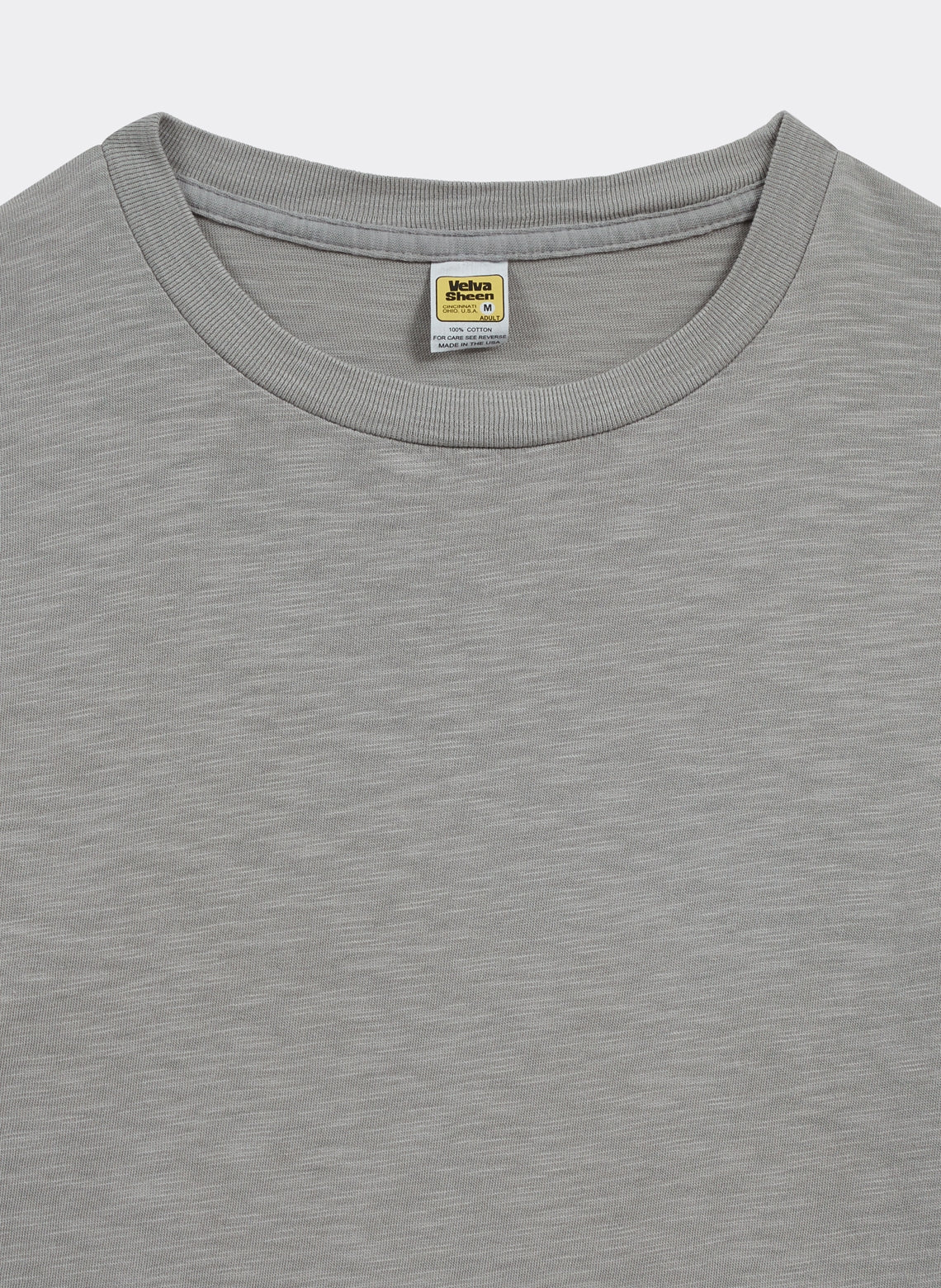Rolled Regular Tee Manches Longues Gris