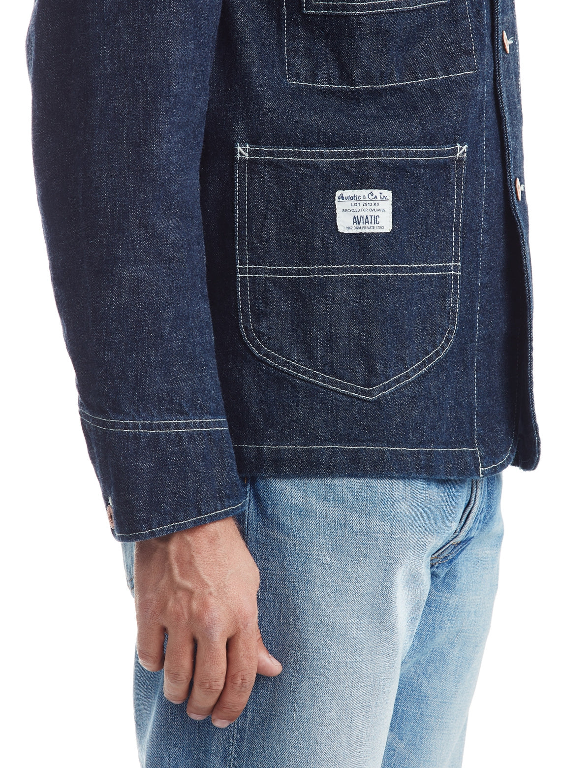 Japanese Denim Jacket 4 Pockets Indigo