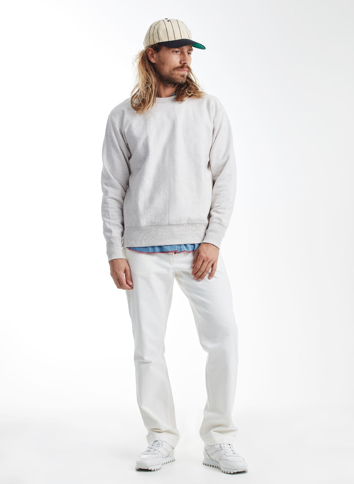 “Reverse” Fleece Round Neck Sweatshirt