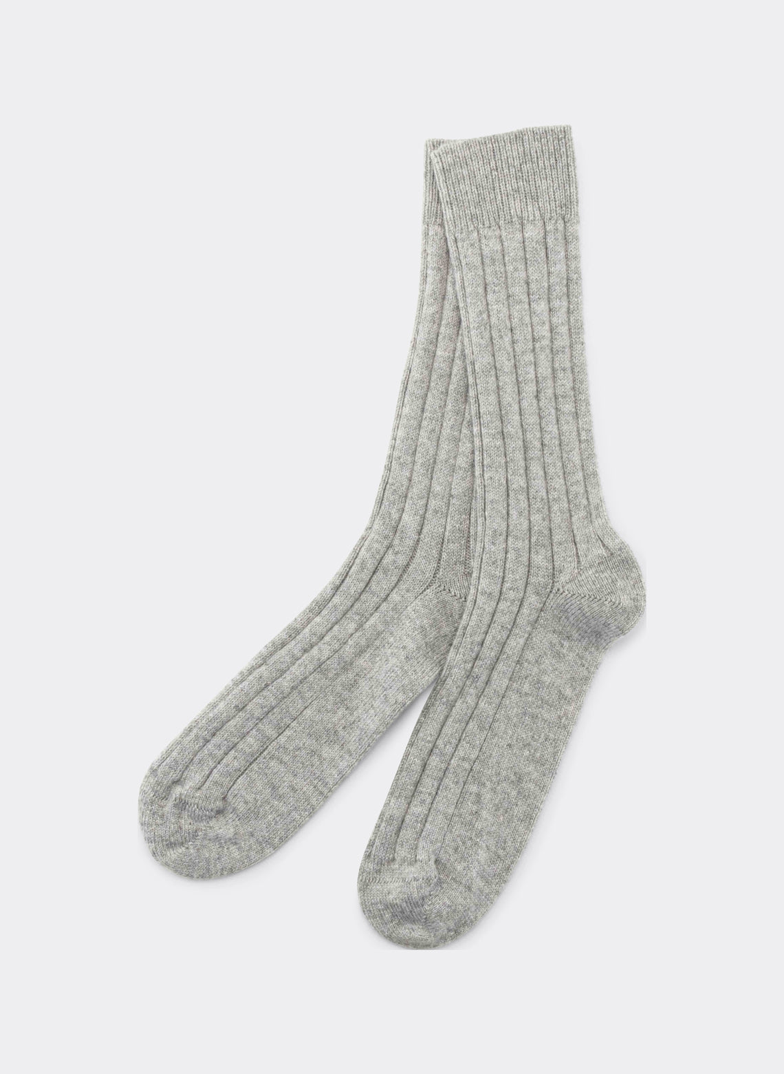 Knitted Socks Cashmere Gray