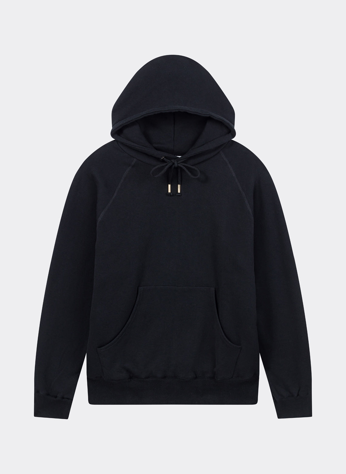 Sweatshirt Capuche French Terry Japonais Noir