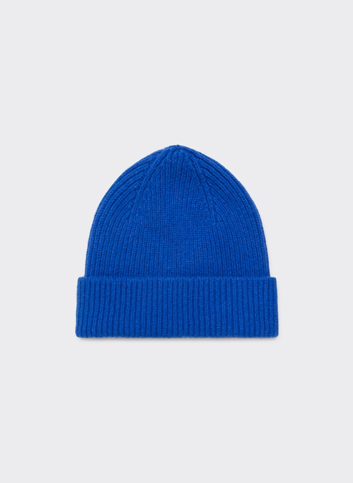 Bonnet en Lambswool et Caregora™ Royal Azure