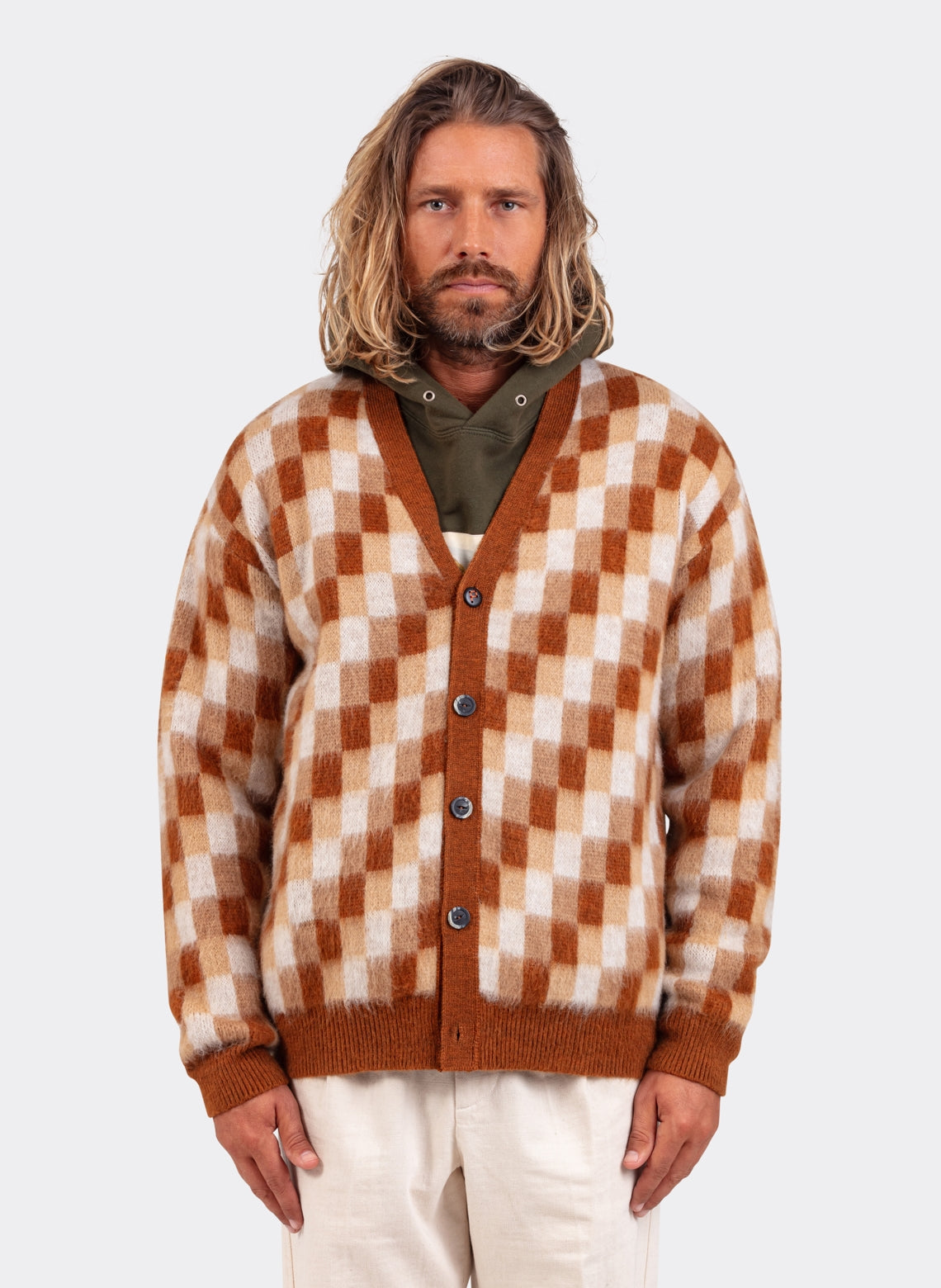 Cardigan Alpaga Check