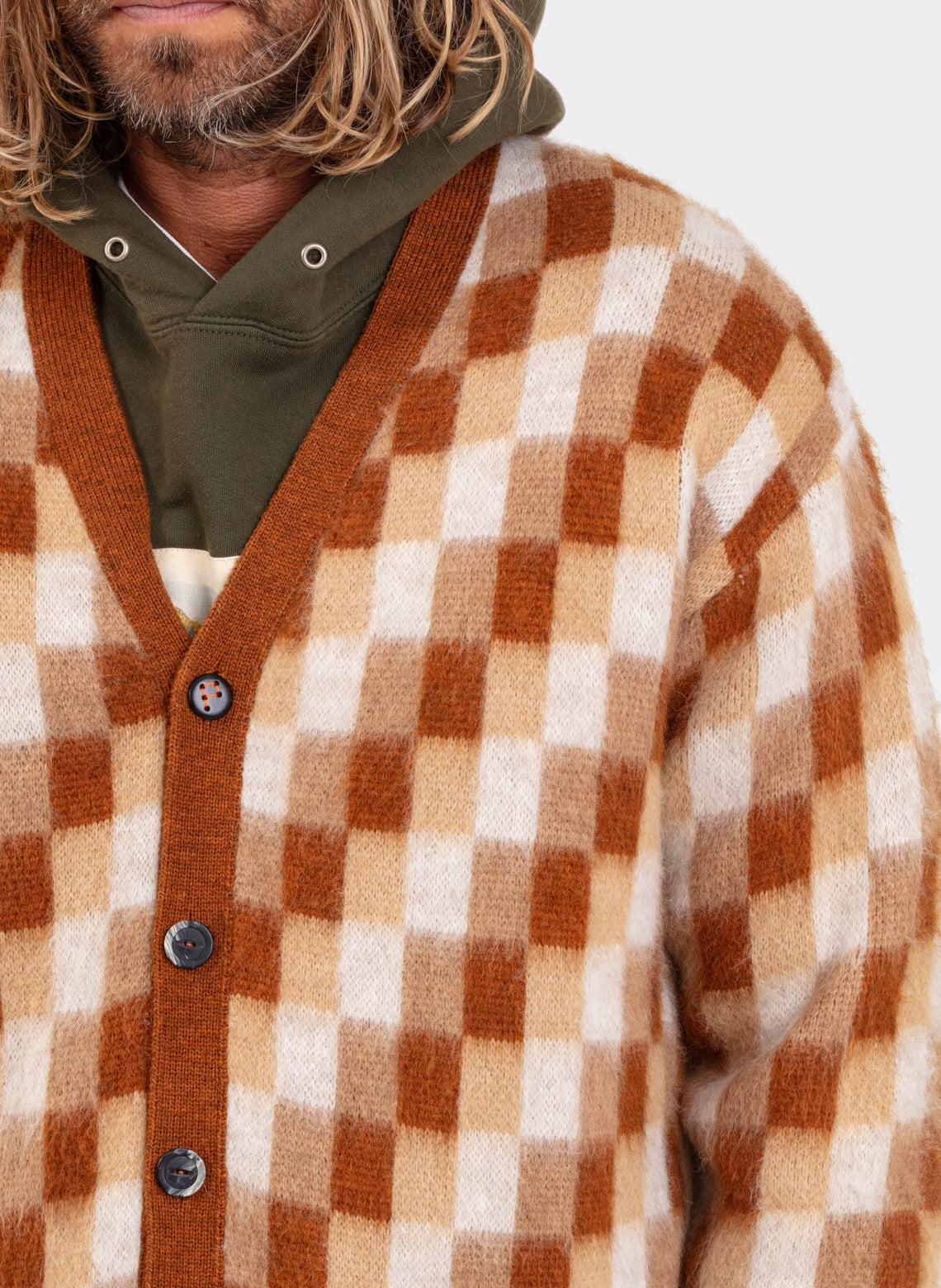 Cardigan Alpaga Check