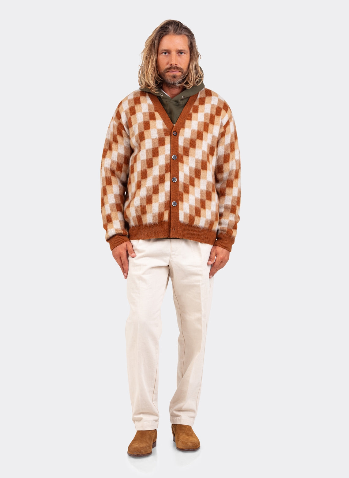 Cardigan Alpaga Check