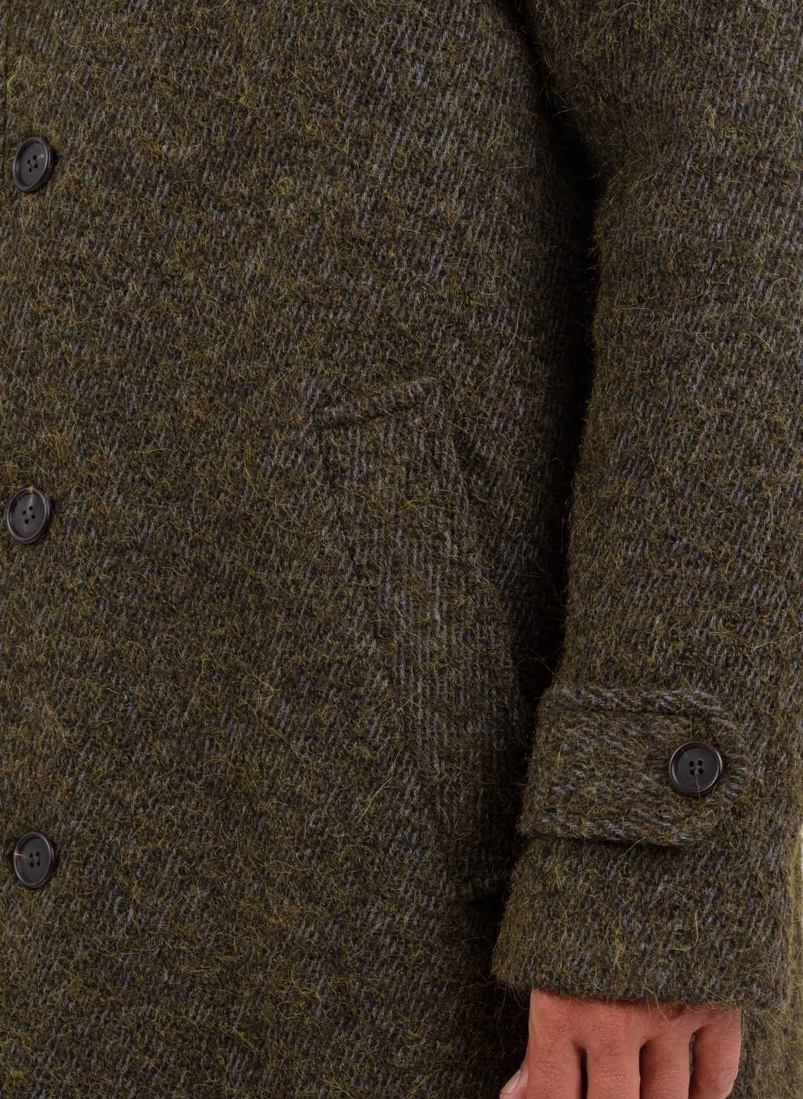 Shetland Wool Raglan Overcoat