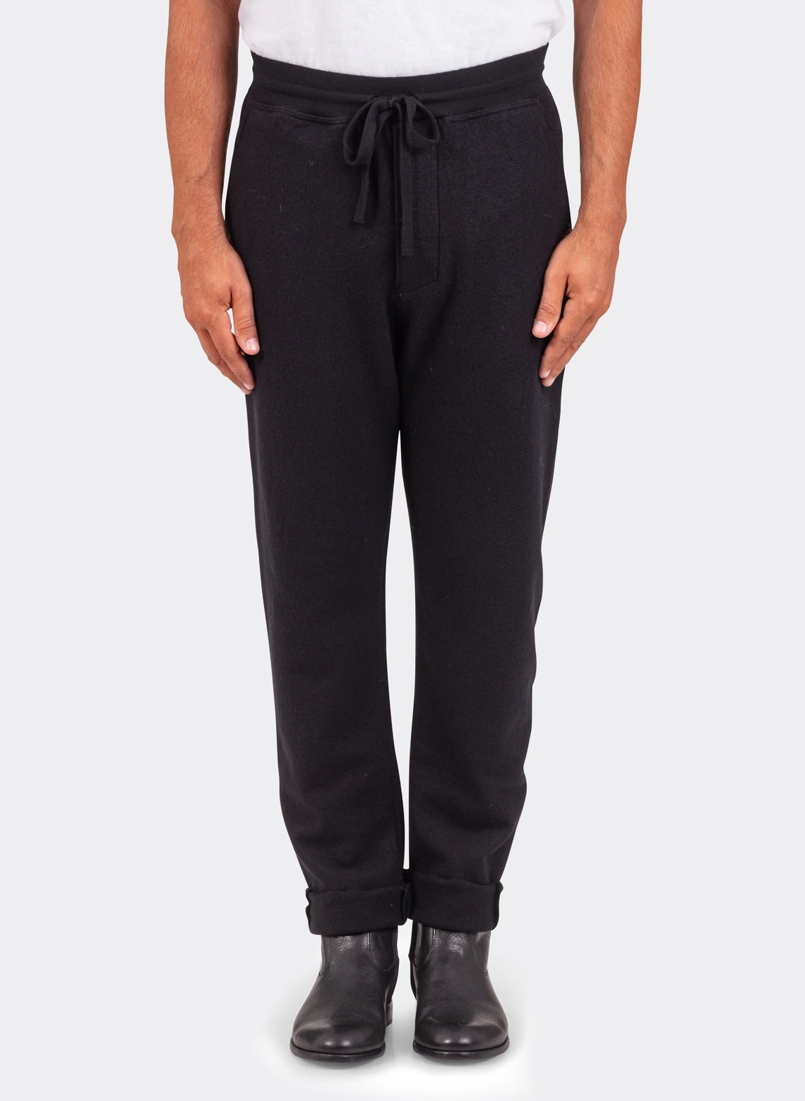 Boiled Wool Jogging Pants