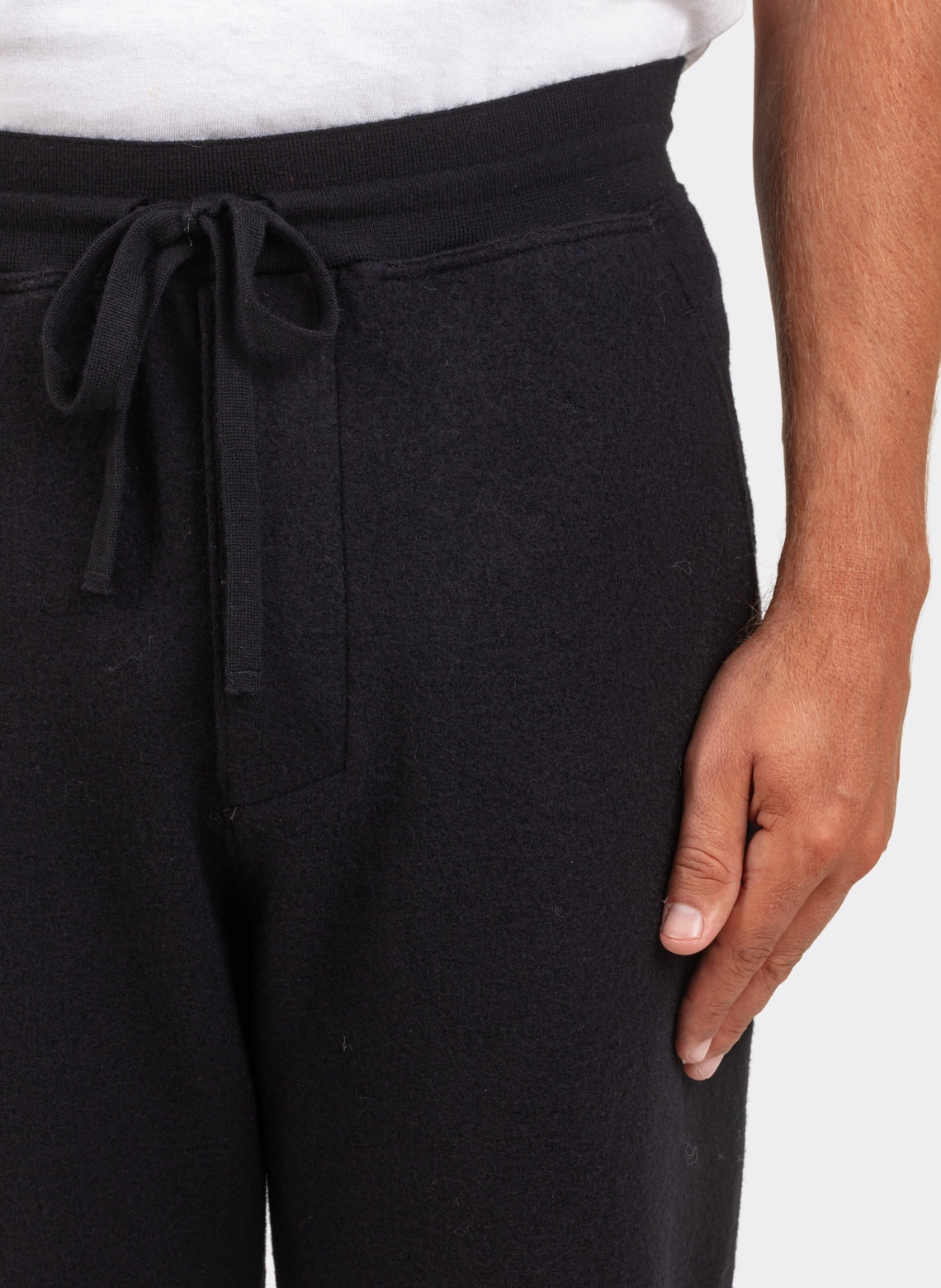 Boiled Wool Jogging Pants