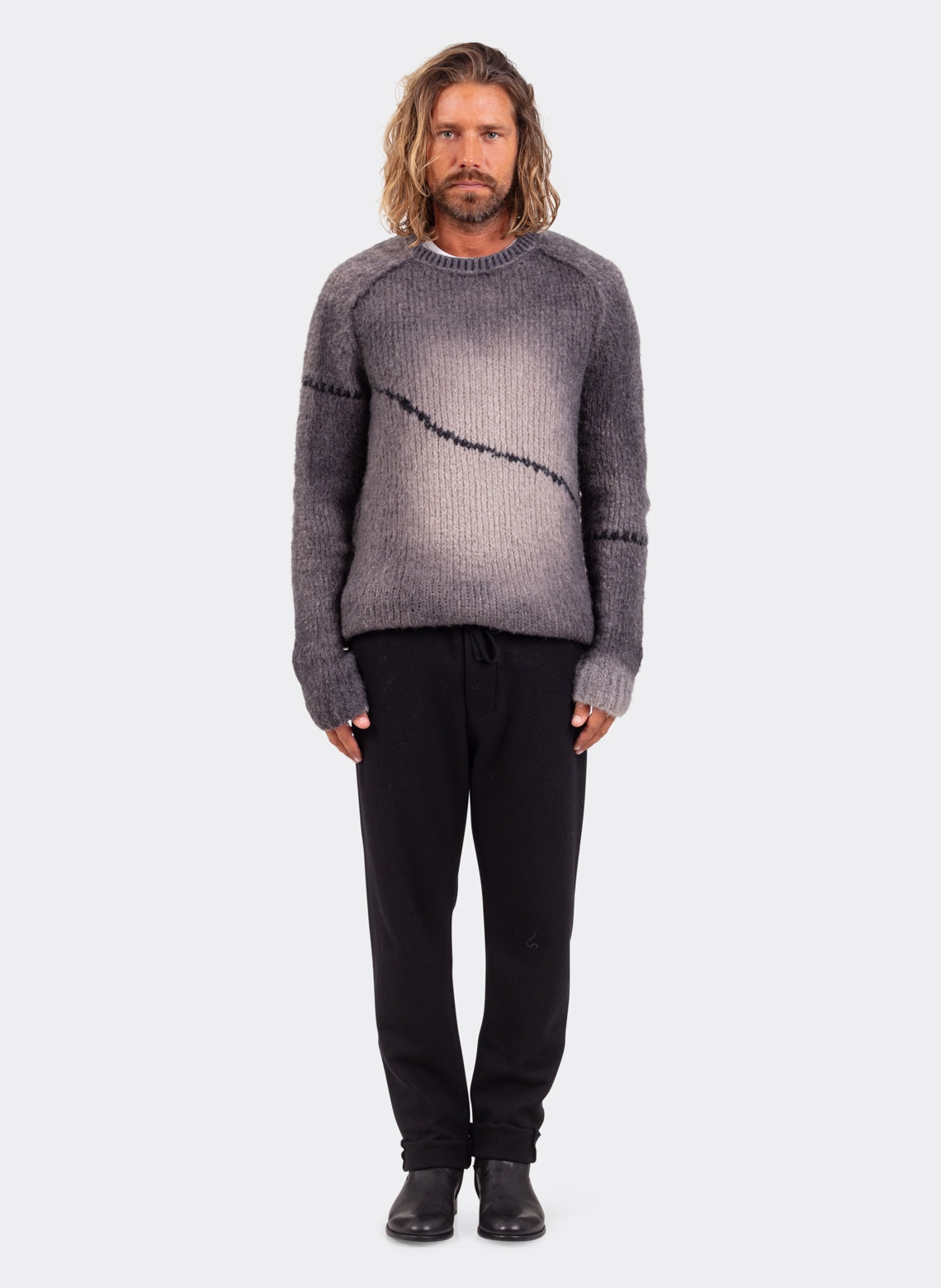 Boiled Wool Jogging Pants