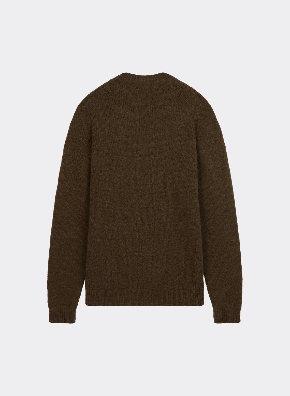 Wool And Baby Camel Sweater in Olive