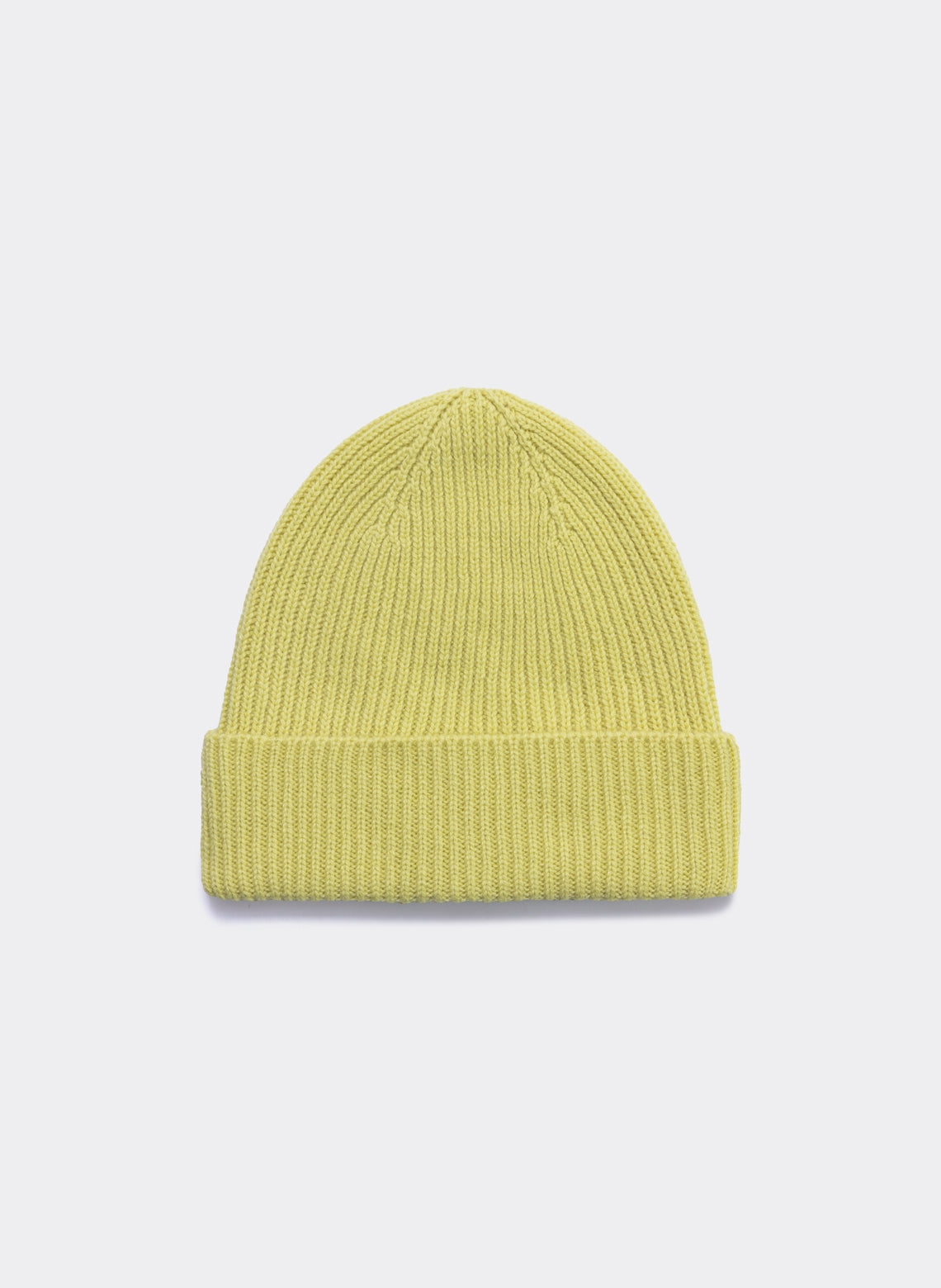 Bonnet en 100% cachemire Jaune