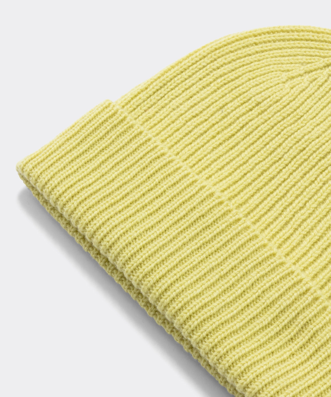 Bonnet en 100% cachemire Jaune