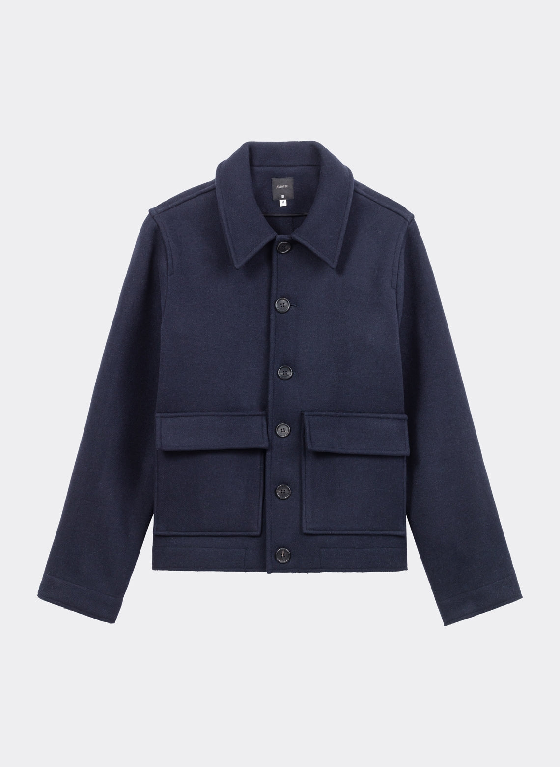 Blouson Laine Jules Tournier Bleu Marine