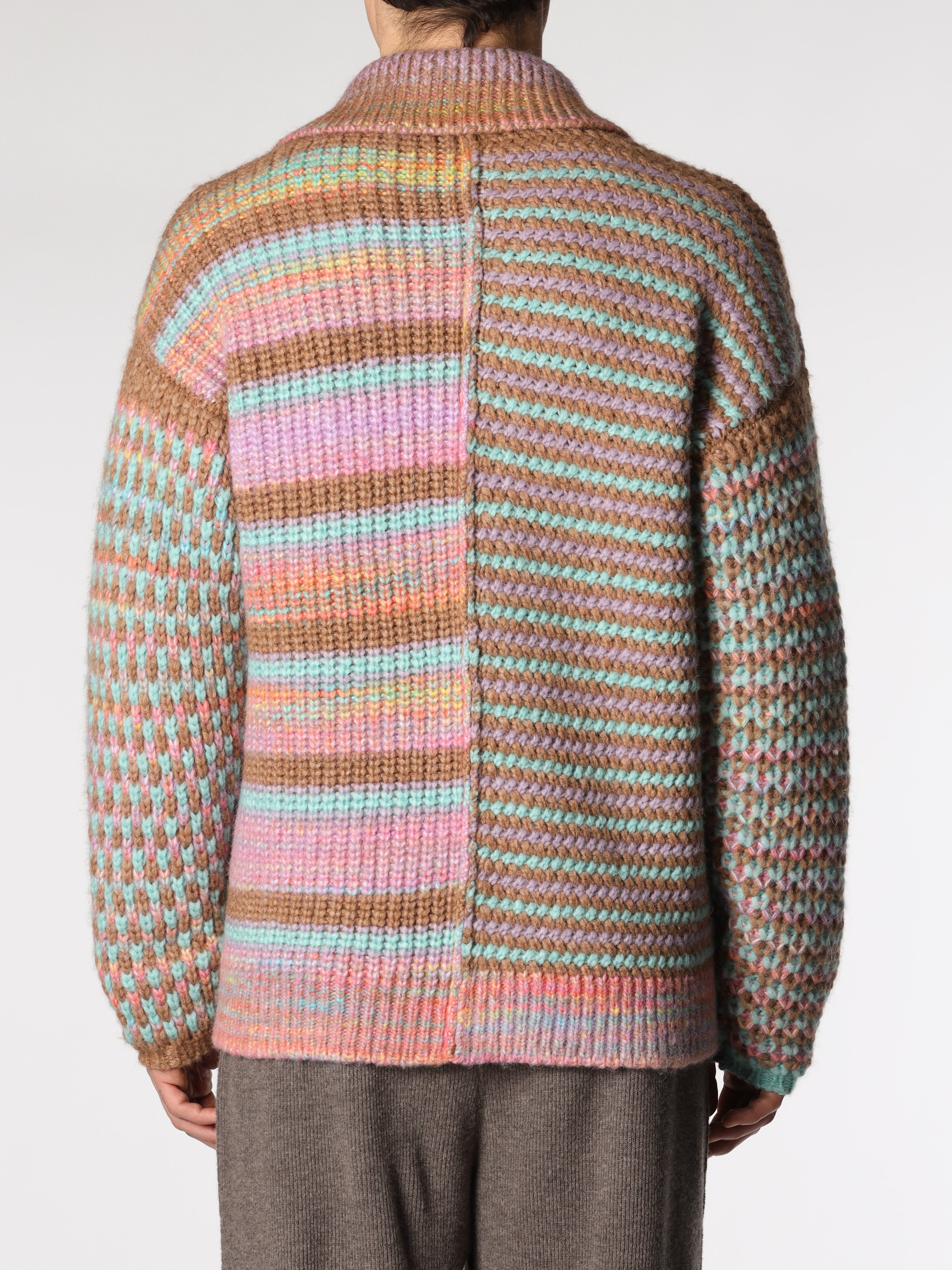 Chemise oversize en laine et alpaga