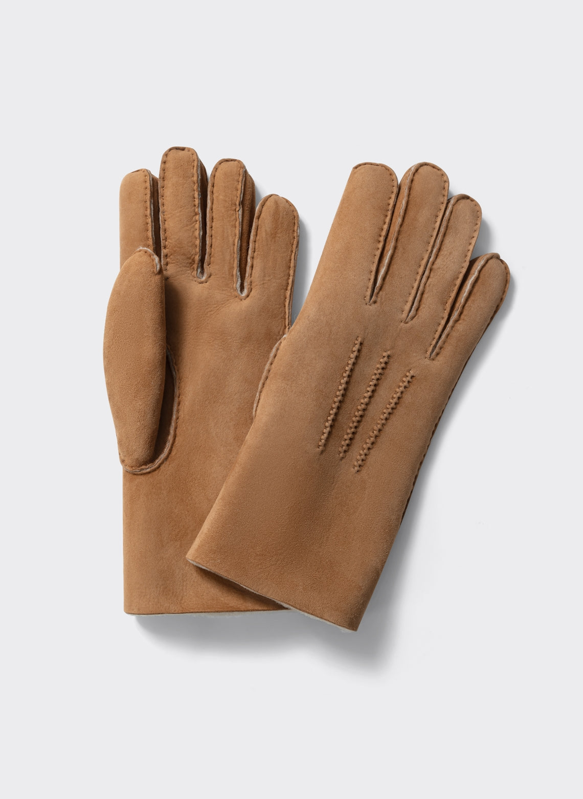 Gants Shearling Cousu Main