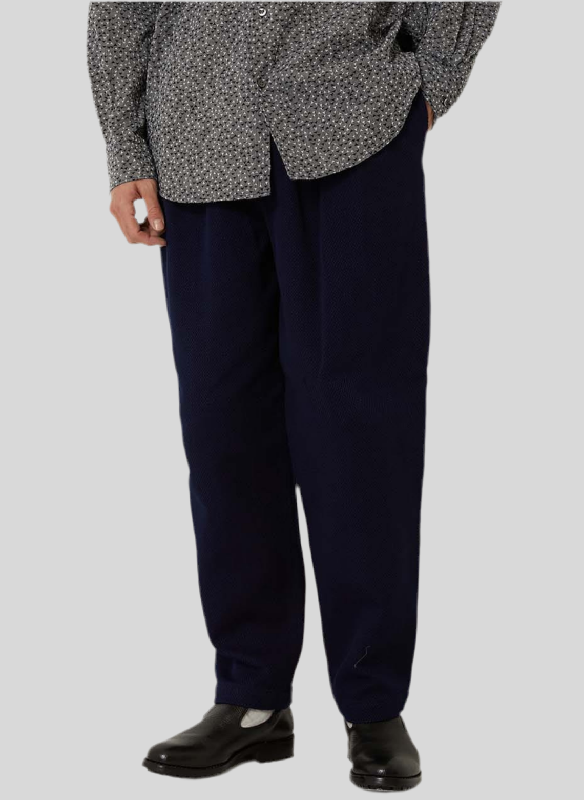 Honnai Indigo Lightweight Sashiko Trousers