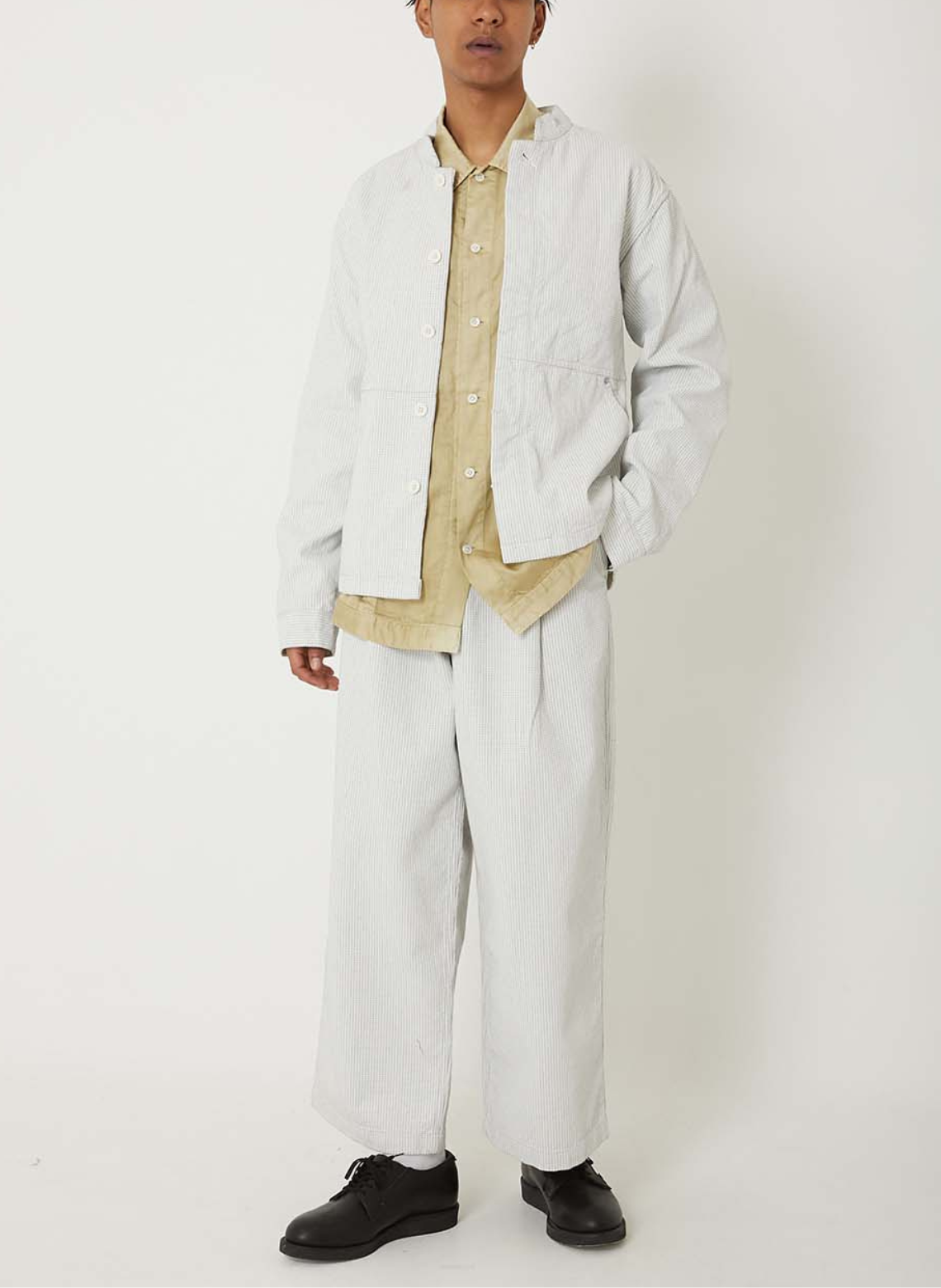 COMPACT TROUSERS EMPAKU WHITE