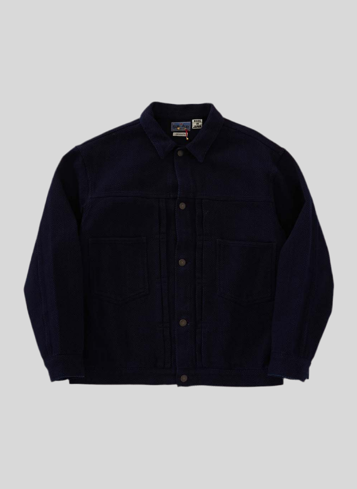 Sashiko Honnai Indigo Lightweight Trucker Jacket