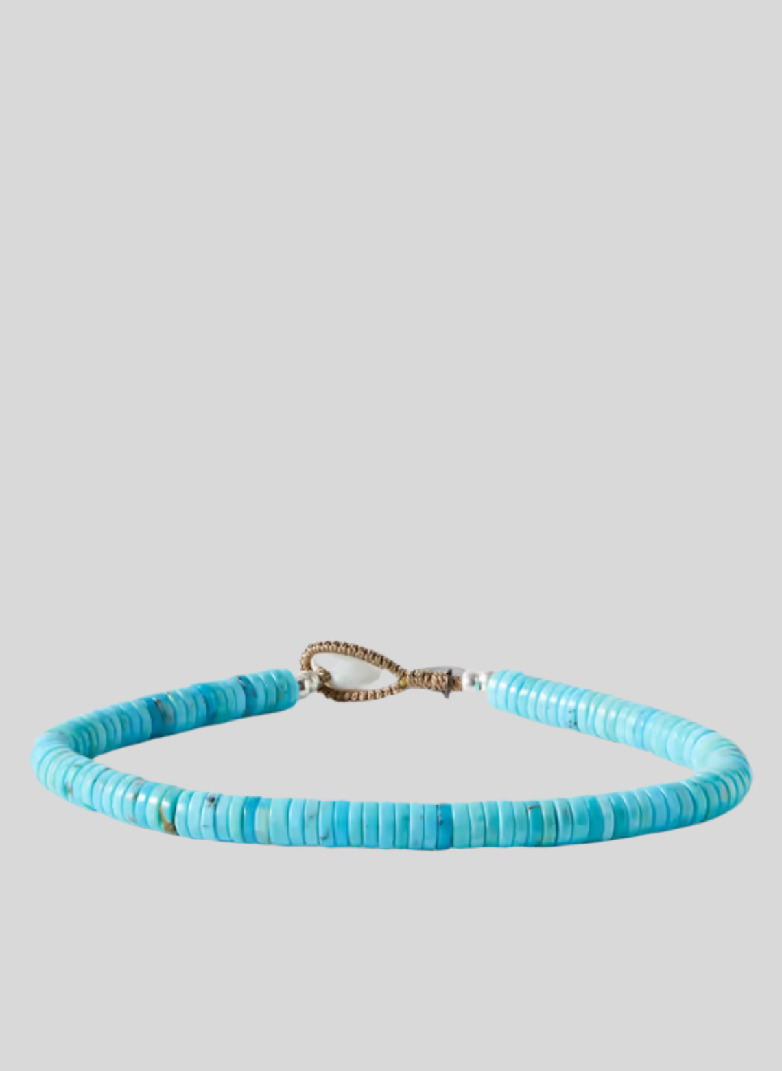 HEISHI BEADS BRACELET - TURQUOISE