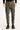 Pantalon regular en gabardine de coton compact