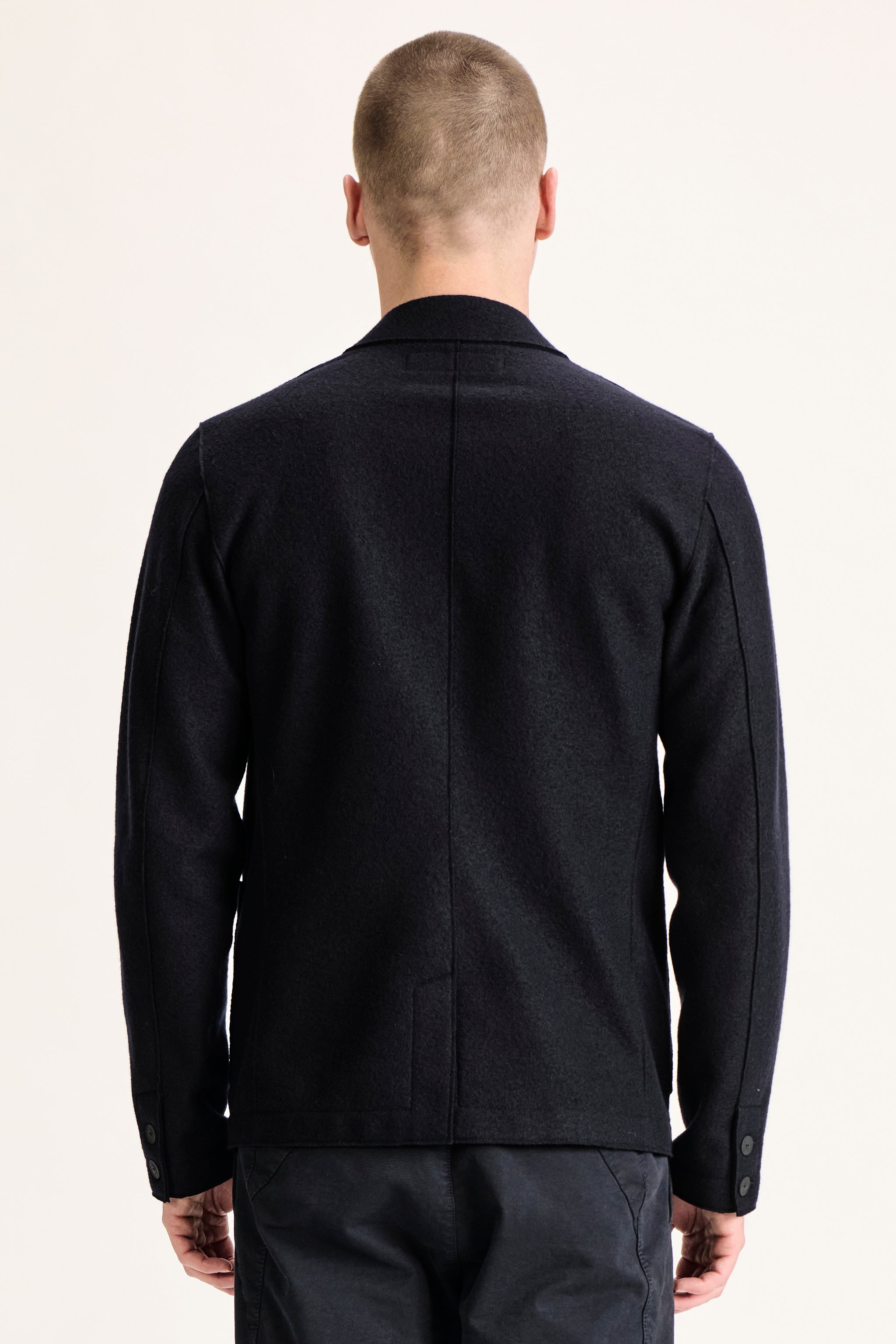 Blazer regular en laine vierge