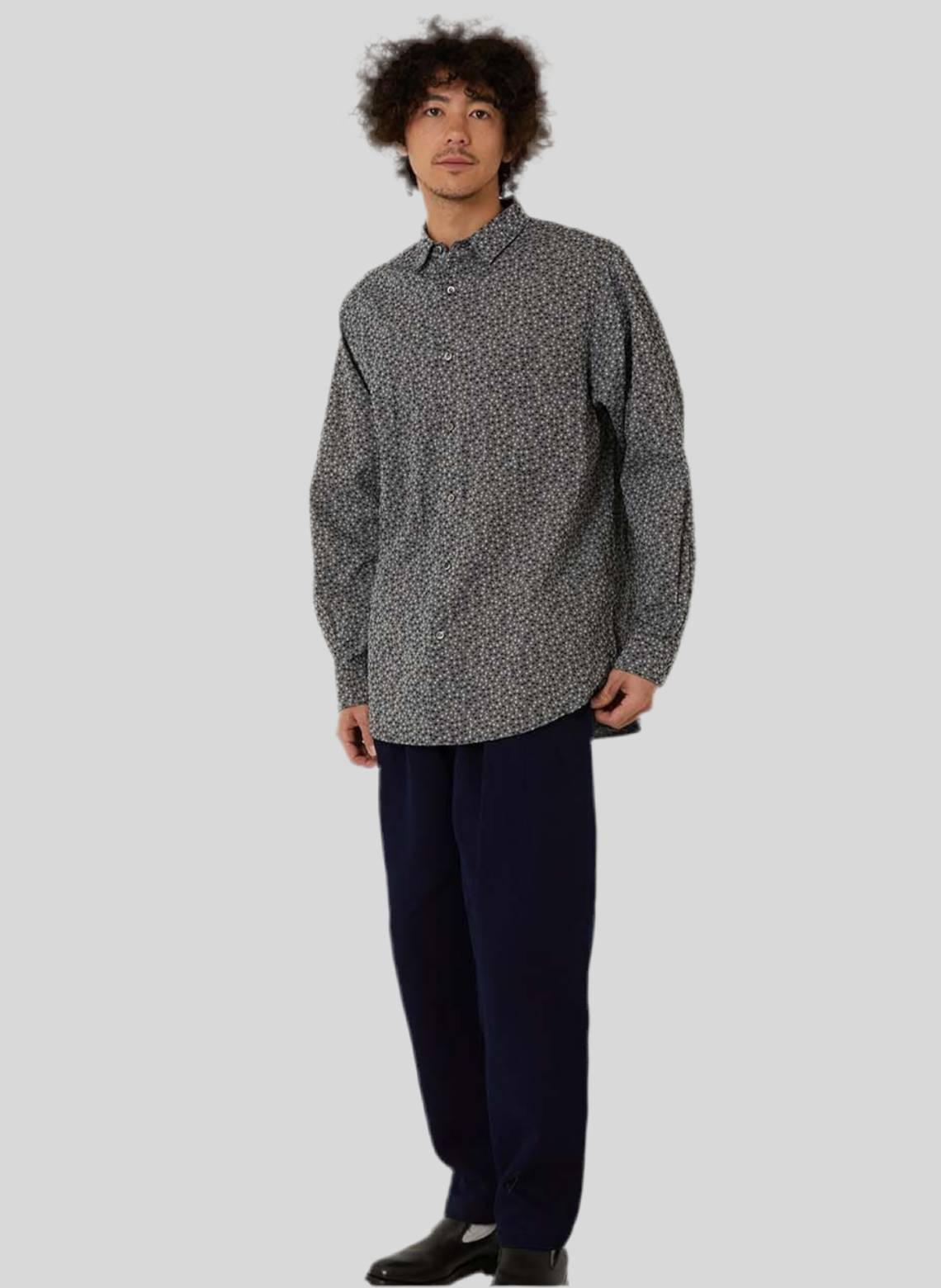 Honnai Indigo Lightweight Sashiko Trousers