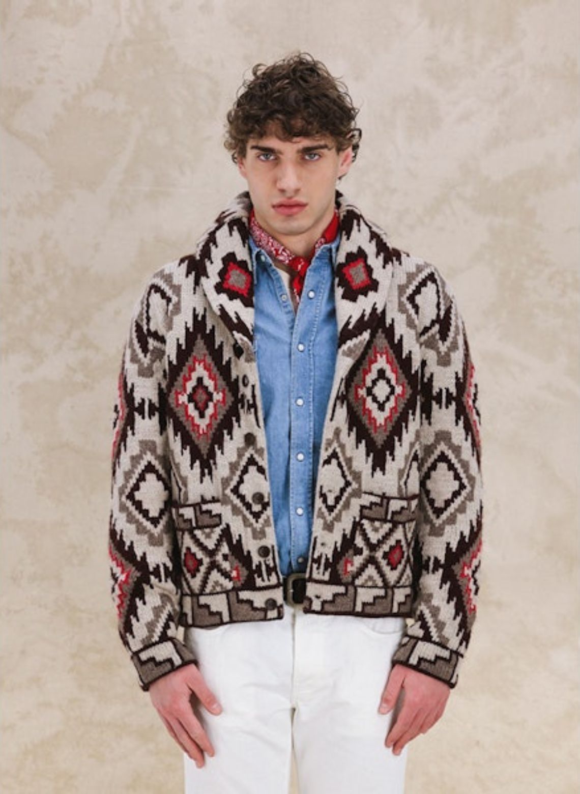 CARDIGAN MOTIF NAVAJO