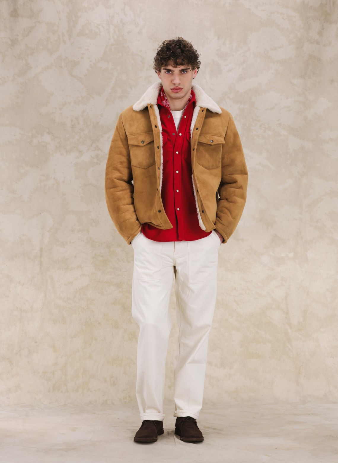 VESTE EN SHEARLING