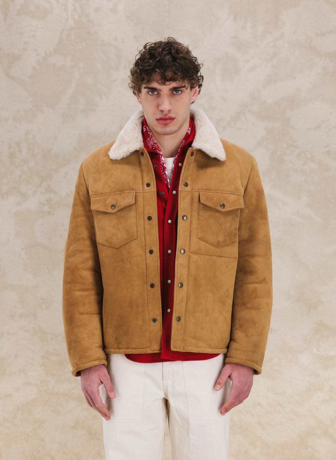 VESTE EN SHEARLING