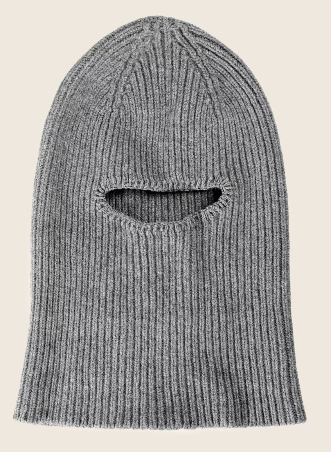 Balaclava Lambswool Angora Smoke